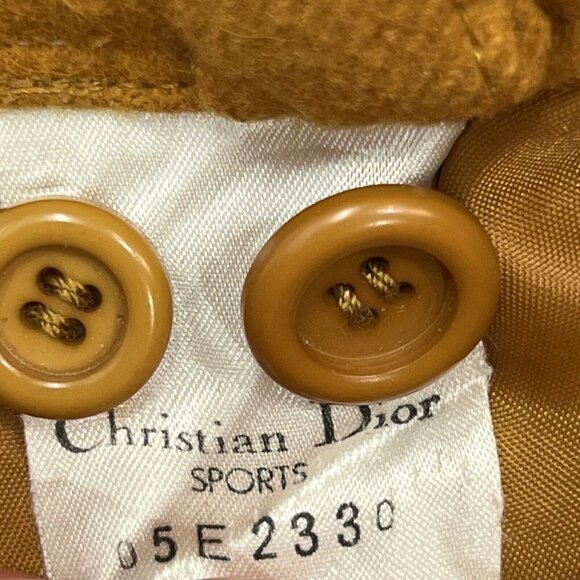 Christian Dior M Wool Pants Vintage Wool Leg Trouser Tapered Leg Elastic Waist - Picture 9 of 10